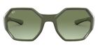 Ray-Ban 0RB4337 Sunglasses Unisex Military Green Square 59mm New 100% Authentic