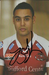 SALFORD CITY REDS HAND SIGNED JODIE BROUGHTON 6X4 PHOTO. - Picture 1 of 1