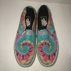 Vans Classic Slip On Tie Dye Sneakers Women's Size 8 Men' Size 6.5 - Picture 1 of 8