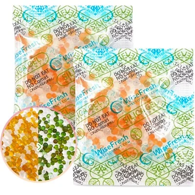 2 Gram Food Safe Desiccant Pack, Indicating Silica Gel Packet, Moisture Absorber - Image 1 of 4