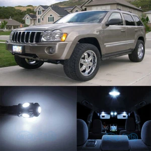 10pcs White SMD Interior LED Lights Kit For 2005-2010 Jeep Grand Cherokee WK - Picture 1 of 6