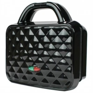 Brentwood Couture Purse Non-Stick Dual Waffle Maker In Black With Indicator Ligh - Picture 1 of 1