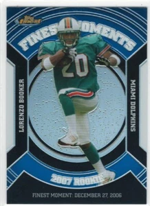 Topps Finest Moments Lorenzo Booker 2007 Black Rookie refractor # 52/99 - Imagen 1 de 2