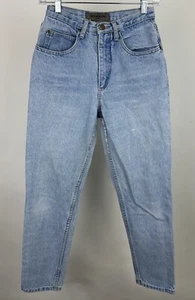 Pantalones de mezclilla vintage años 90 mamá para mujer 24 24x29 REALMENTE descoloridos desgastados lavado medio - Imagen 1 de 17