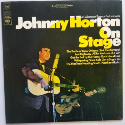 Johnny Horton – Johnny Horton On Stage 1966  LP Album vinyl record N Mint Foto 1 de 2
