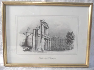 ART GRAPHIQUE DESSIN GRAVURE EGLISE DES PRECHEURS SAINT-CANNAT MARSEILLE DIVINE - Imagen 1 de 5