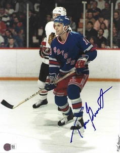 Foto autografiada firmada 8x10 de Tony Granato New York Rangers - certificado de autenticidad - Imagen 1 de 1