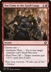[MTG] You Come to the Gnoll Camp (168) (AFR) NM - Picture 1 of 1