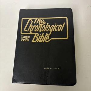 The Chronological Bible Large Print KJV Christian Retreat 1977 Blk Edward Reese - Bild 1 von 7