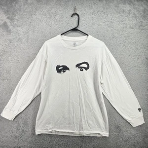 Brooklyn Projects Shirt Mens Large White Long Sleeve Charlie Dont Skate Graphic - Picture 1 of 7