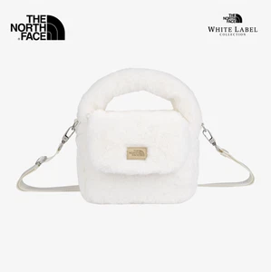 NEW THE NORTH FACE BUBBLY TOTE BAG MINI FUR NN2PR71 VANILLA - Picture 1 of 6