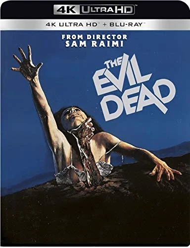 The Evil Dead UHD 4k Blu-ray 1981 Cult Horror Movie Video Nasty Clasic