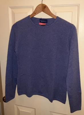 Cashmere By Charter Club Perriwinkle Blue Pullover Sweater 2-Ply Women's Small - Image 1 of 4