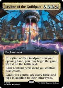 MTG Leyline of the Guildpact (Extended Art) FOIL - MKM Murders at Karlov Manor N - Picture 1 of 1