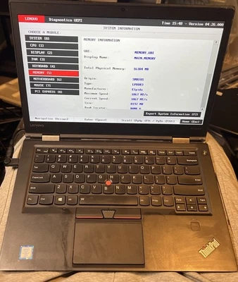 Lenovo ThinkPad X1 Carbon 4th Gen 14" FHD | I7-6600U | 16GB RAM | NO SSD - Image 1 of 4
