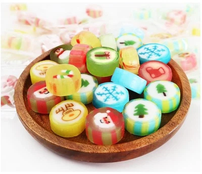 Christmas Candy 1 LB Bulk Hard Candy Individually Wrapped approx. 118 pieces ... - Image 1 of 4