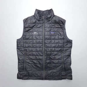 Patagonia Nano Puff Vest Mens Large Gray Insulated Lightweight Hiking Skiing - Picture 1 of 10