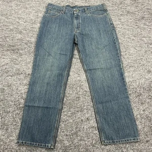 Carhartt Jeans Mens 38x30 Blue Denim Relaxed Holter Workwear Casual - Picture 1 of 11