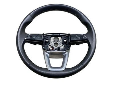 2019-2020 AUDI Q8 HEATED STEERING WHEEL BLACK / GRAY 4M8419091 OEM - Image 1 of 4