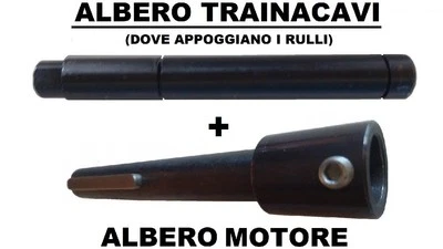 PERNI PER MOTORIZZARE MACCHINE SPELLACAVI SPELACAVI SGUAINACAVI SPELLAFILI CAVO - Immagine 1 di 4