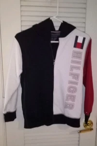 Youth Boys Tommy Hilfiger Zip Hoodie Size 12-14 Pockets read description please. - Picture 1 of 4