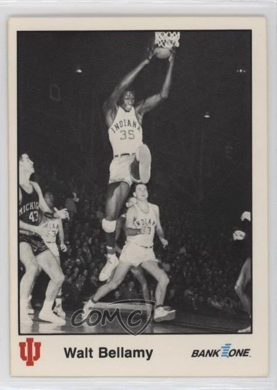 1986 Bank One Indiana Hoosiers Greats I Walt Bellamy #2 HOF - Image 1 of 2