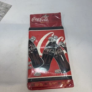 Genuine Vintage Red Coca Cola Coke Soda Bottles Caps Wall Paper Border Roll 15' - Picture 1 of 3