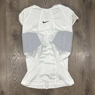 NIKE Pro Hyperstrong Core Compression 4 Pad White Football Shirt Mens Sz XL - Image 1 of 4