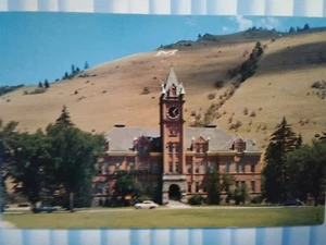VINTAGE POST CARD MONTANA STATE UNIVERSITY MISSOULA MONTANA - Picture 1 of 10