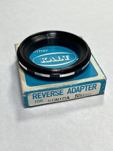 Kalt 55mm Reverse Lens Adapter For Konica Cameras