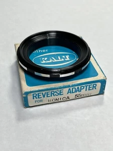 Kalt 55mm Reverse Lens Adapter For Konica Cameras - Picture 1 of 5