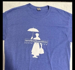 Vintage Mary Poppins Notte Fan Club supercalifragilisticexpialidocious Shirt (L) - Picture 1 of 3