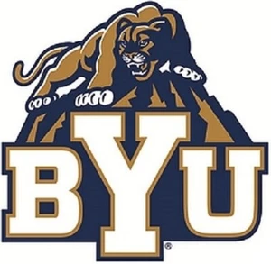 12 Styles BYU Cougars Wall Decal Brigham Young University Sticker Dorm Decor Art - Picture 1 of 13