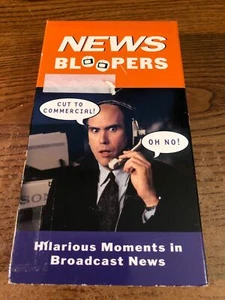 News Bloopers VHS VCR Video Tape Movie Used Cut to Commercial - Picture 1 of 6