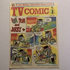 TV Comic 1972  Tarzan Popeye Pink Panther Laurel And Hardy Skippy Basil Brush