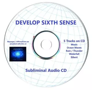 DEVELOP SIXTH SENSE ~ Third Eye AJNA Chakra Intuition Subliminal CD - Picture 1 of 1