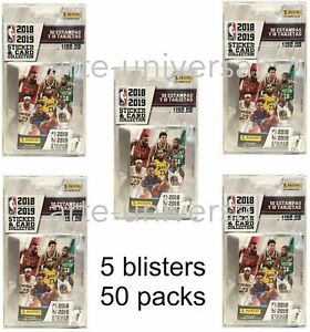 NBA 2018 2019 Panini 5 BLISTERS 50 packs - find Luka Doncic Trae Young Rookie