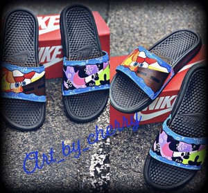 Nike Leather Upper Multicolor Sandals 