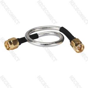 Conector de enchufe macho a macho de 30 cm SMA cola de cerdo semirrígido cable 0,141" RG402 - Imagen 1 de 3