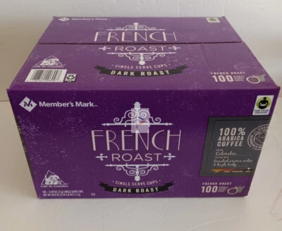 Café tostado oscuro francés de origen único K-Cups 100 quilates 100 % Arabiaca EXP 12/2025 Foto 1 de 4