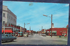 1966 East Tawas Michigan Street Scene Autos VW Volkswagen Bus Postkarte & Stornieren