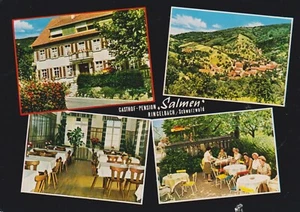 77704 Oberkirch - Ringelbach Gasthof - Pension Salmen 4 Ansichten um 1968 - Bild 1 von 1