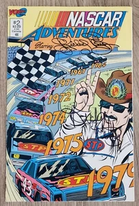 Richard Petty Signed NASCAR Adventure Comic Book #2 Daytona 500 Race Driver RAD - Picture 1 of 2