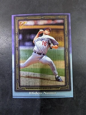 1998 Topps Gallery - Hideo Nomo #63 Permanent Collection Japanese HOF Dodgers NM - Image 1 of 2