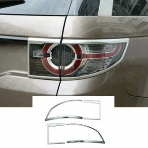 Silver Rear Tail Light Lamp Cover Trim For Land Rover Discovery Sport 2015 -2018 - Picture 1 of 4