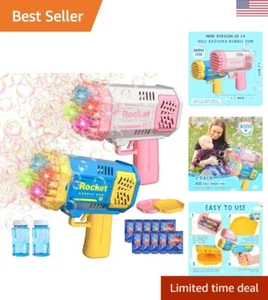 Bubble Machine Gun Set - Mini Bubble Maker Toys for Boys Girls Toddlers - 2 Pack - Picture 1 of 10