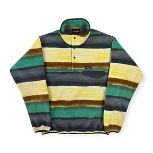 Patagonia Synchilla Snap-T Crazy Pattern Fleece Men's Medium  - Picture 1 of 8