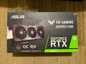 ASUS TUF GeForce RTX 3070 OC 8GB GDDR6 Graphics Card for gaming or crypto mining - Photo 1/4