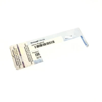Windows  7 Pro Professional Lizenz Key Sticker Dauerlizenz - Bild 1 von 2