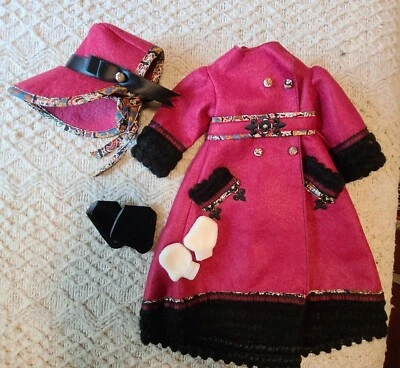 Abrigo de invierno Jo March Little Women Journal 16” 1998 Madame Alexander RARO Foto 1 de 4